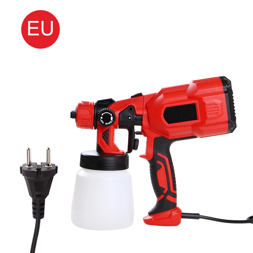 

550W Professional Electric Spray Gun 3 Nozzle Sizes 800ml HVLP Household Paint Sprayer Flow Control Airbrush Easy Spraying