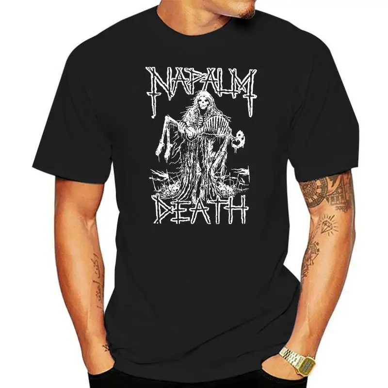 

Napalm Death Reaper Official T Shirt Heavy Metal New S M L Xl 2Xl Cotton Loose Short Sleeve Mens Shirts 032107