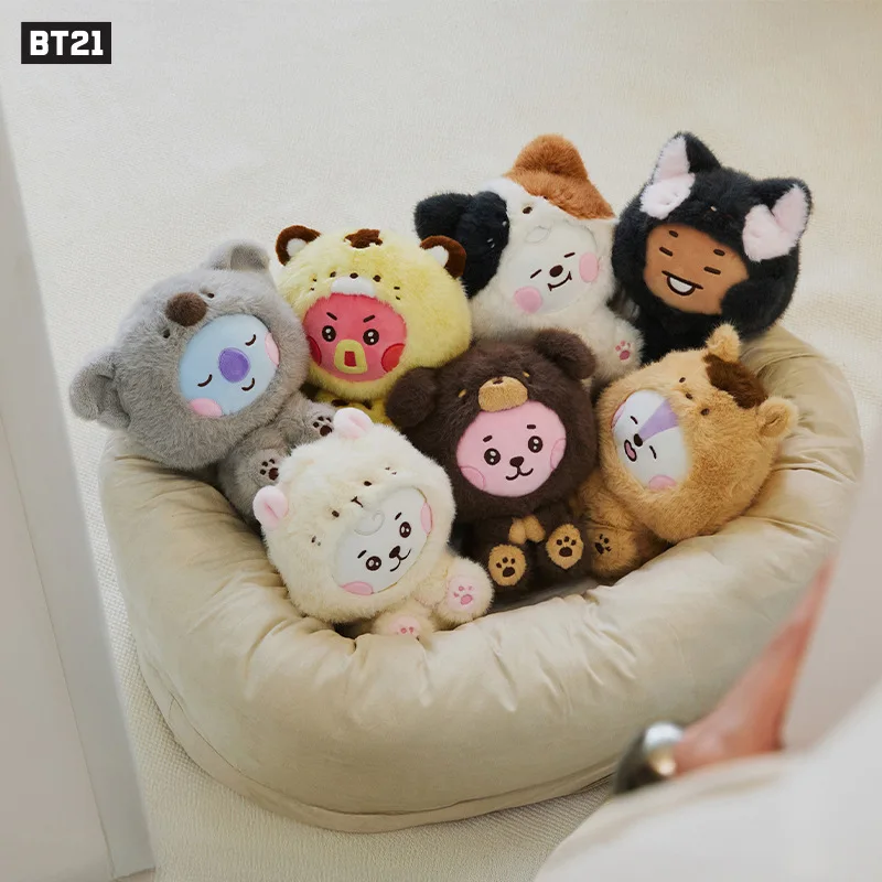 Фото Коллекционный набор фигурок K-pop BTS из серии Beyond The Scene Zoo (7 стилей) для фанатов: декоративные фигурки с нарядами для световых палочек, подарок для коллекции или украшения стола. №1