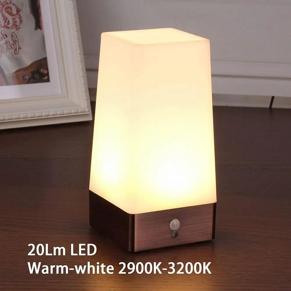 

Human Body Induction Night Light Led Usb Rechargeable Table Dimmable Bedsid Decor Personalized Breastfeeding Baby Gift Room Z9x3