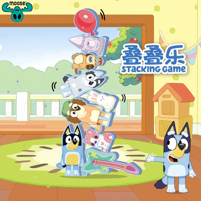 Новое поступление семейная игрушка Bluey Jenga периферия детские игрушки