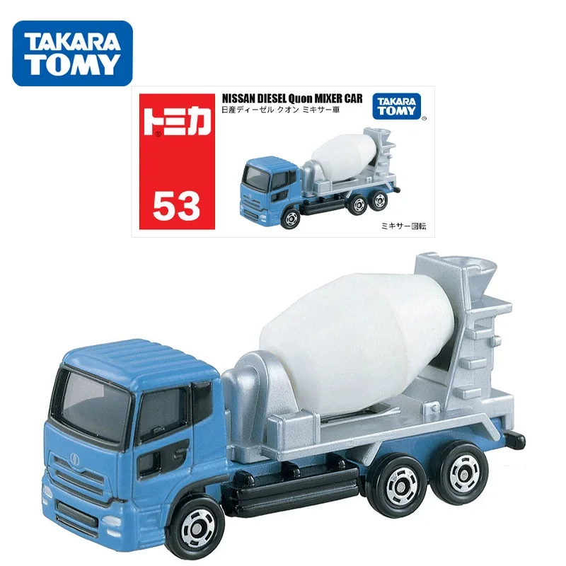 TAKARA TOMY Tomica NO.53 NISSAN DIESEL QUON миксер автомобиль мини литый под давлением модель