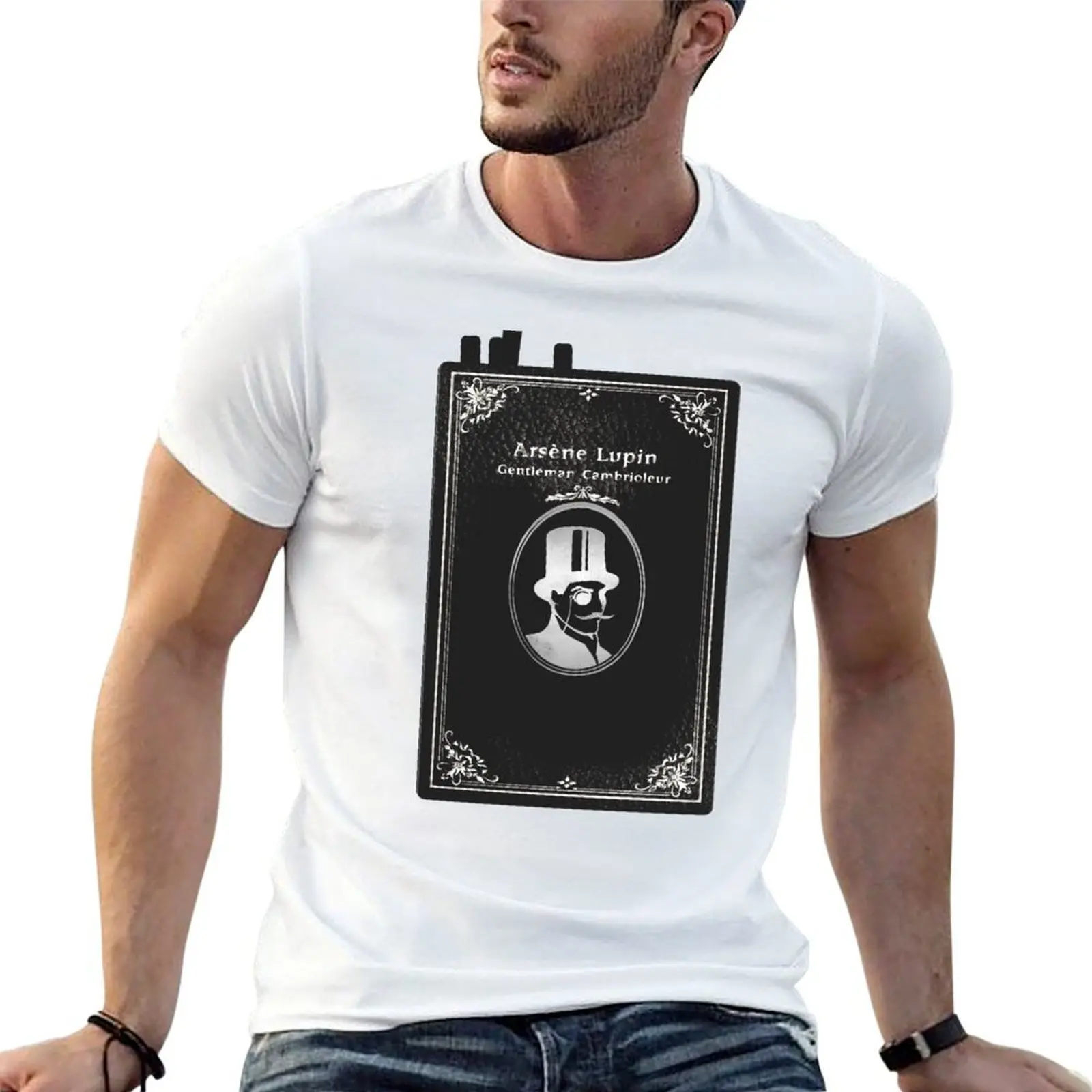 Фото Футболка из прочной ткани Lupin - Assane book Work Tee №1