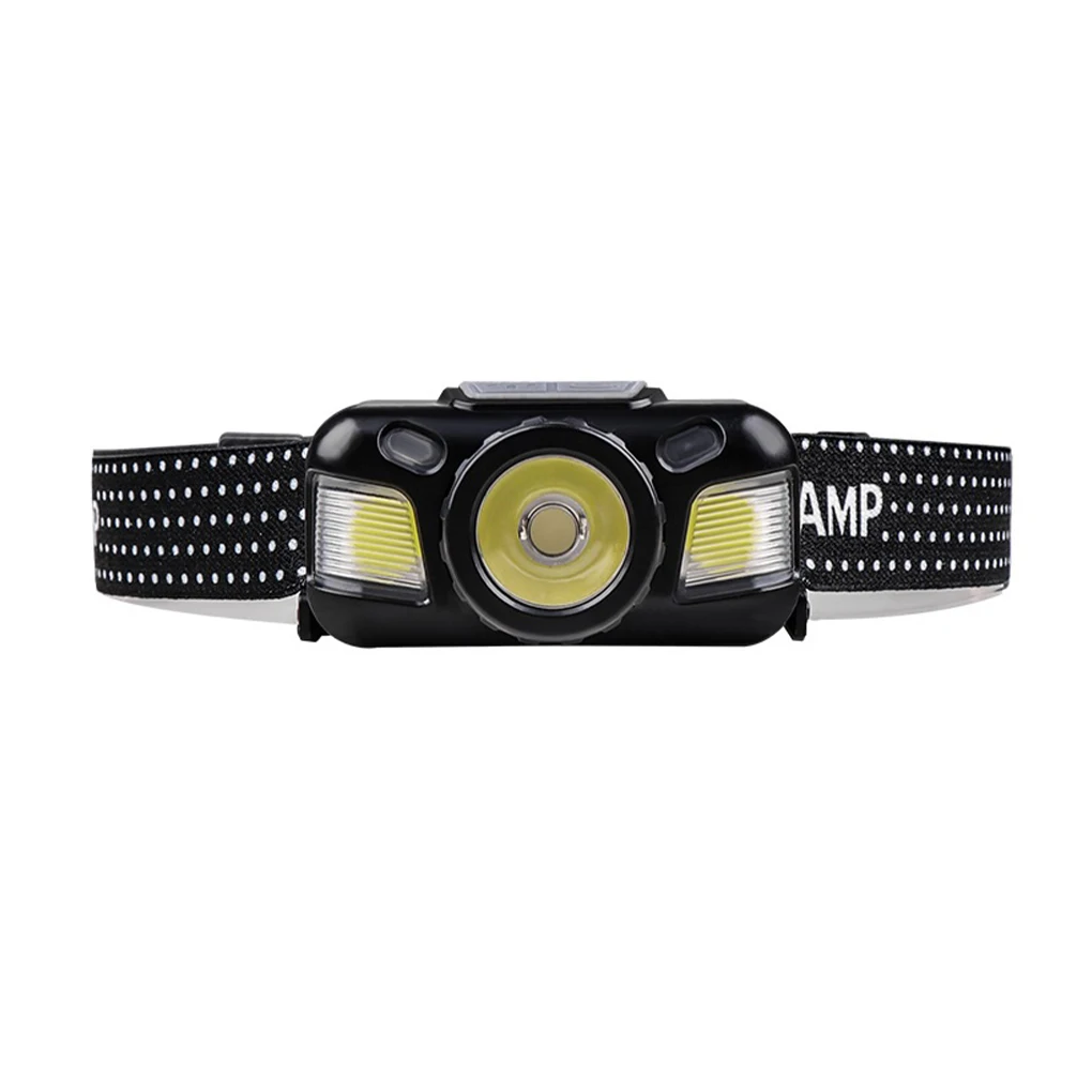 

1/2/3 Rechargeable Headlamp Portable IPX4 Waterproof Headlight Head Torch Outdoor Working Lamp Fishing Hunting Fixed Zooms