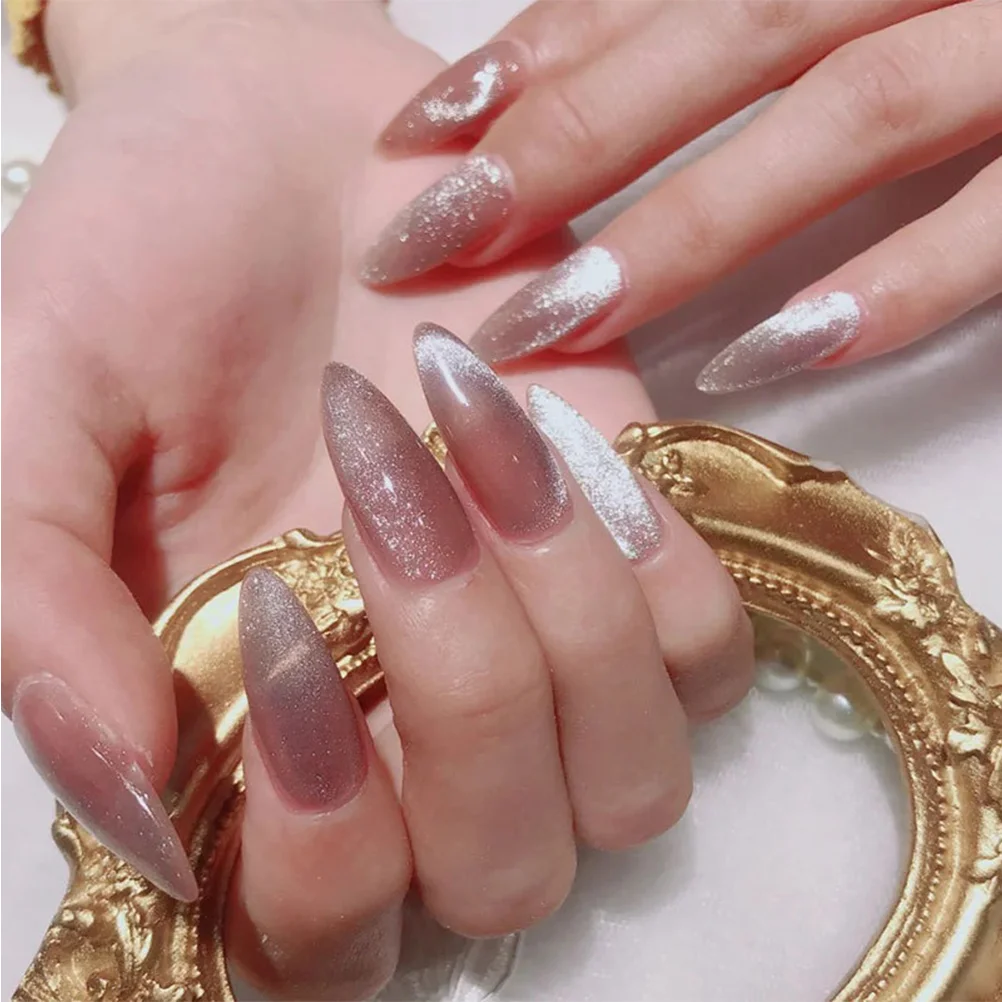 1PC 15ML Cat Eye Nail Polish Glue UV Gel Crystal Wide Manicure Accessory for Women