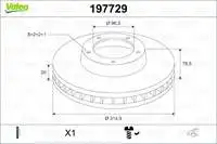 

197729 зеркало заднего тормозного диска для