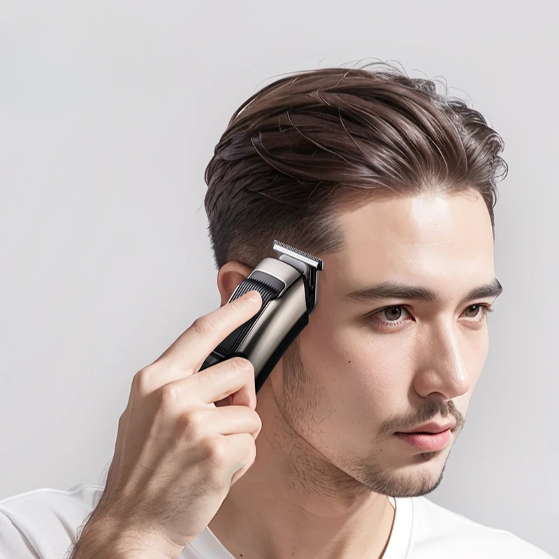 Six in One Digital Display Adjustment Full Body Washing Multifunctional Electric Pusher Hair Styling Shaving Long Battery Life