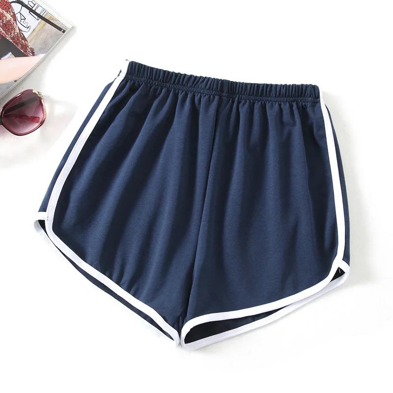 

Ladies and Teens Korean Version Solid Color Casual Shorts Summer New Fashion Loose Shorts Beach Hot Pants