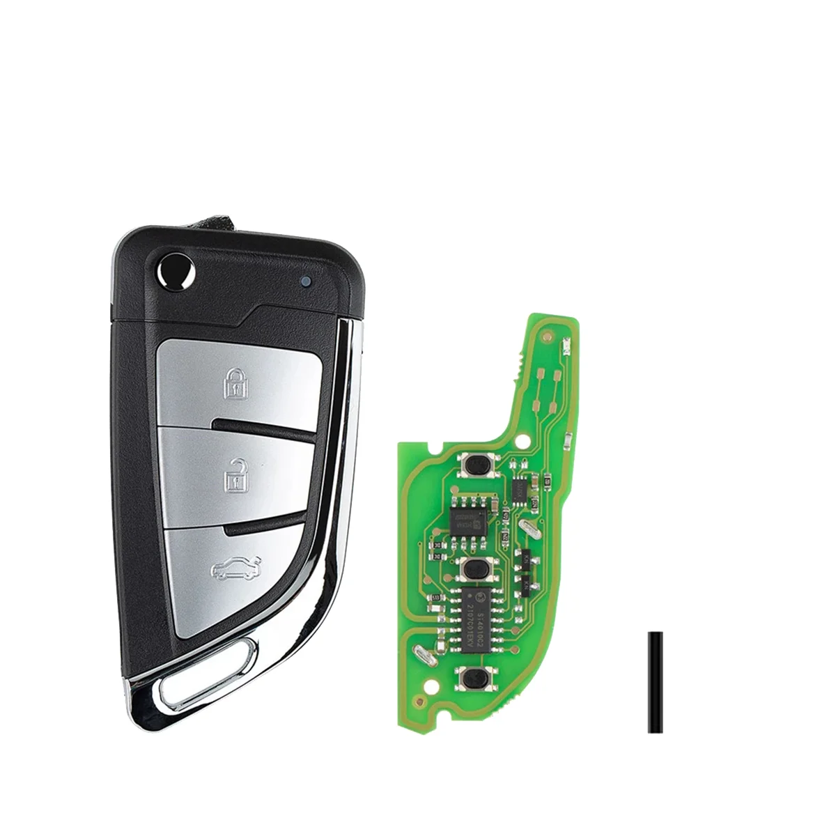 Брелок для ключей Xhorse XEKF21EN Универсальный супер-брелок с 3 кнопками в стиле ножа