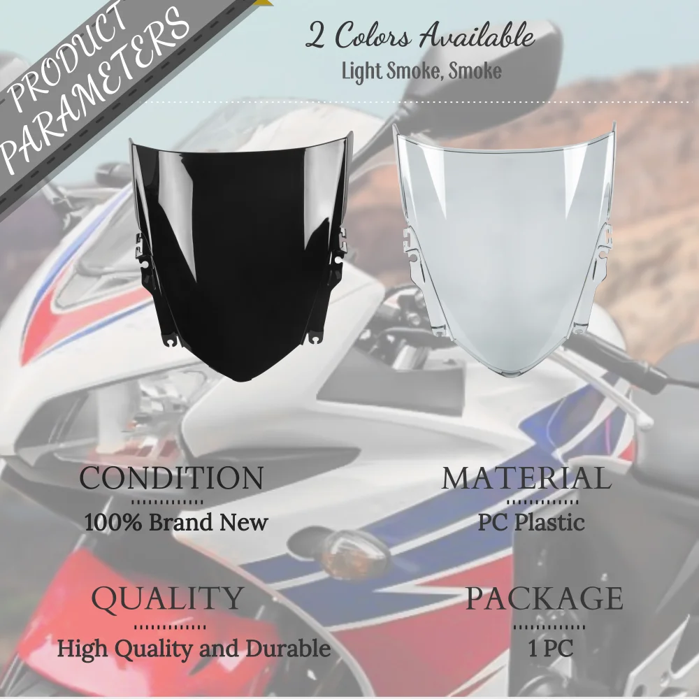 Ветровой экран для мотоцикла Honda CBR500R 2013 2014 2015 ветровой дефлекторы ветрового