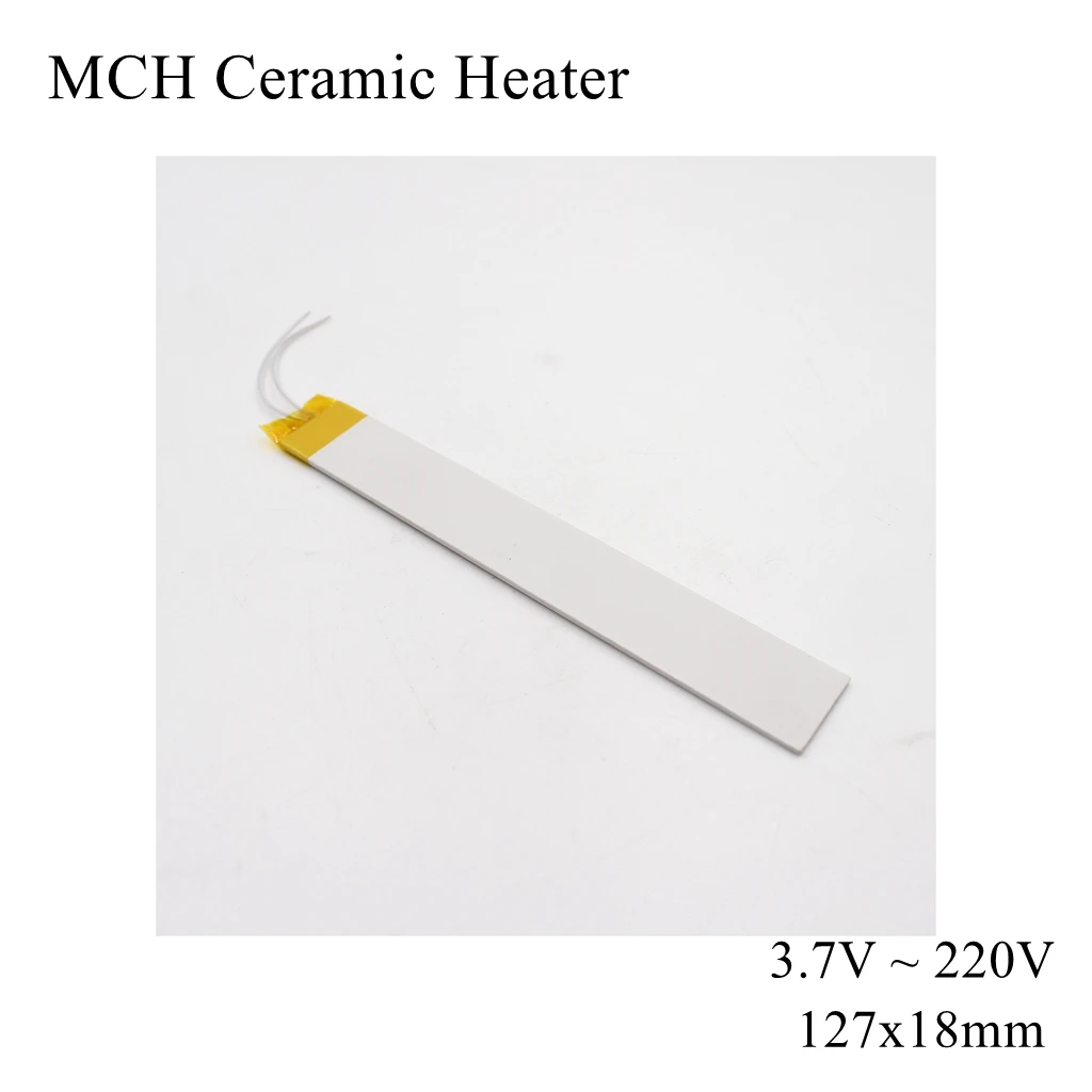 

90x15 мм 5 в 12 В 110 В 220 в MCH высокотемпературный керамический нагреватель квадратная алюминиевая электрическая нагревательная пластина лента ...