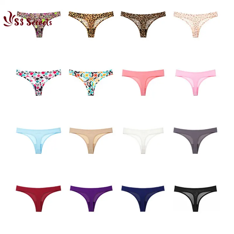 

Женские стринги из вискозы, сексуальные женские стринги с низкой посадкой, трусики с Т-образной спинкой, нижнее белье, женское цветочное бикини, бесшовные трусики