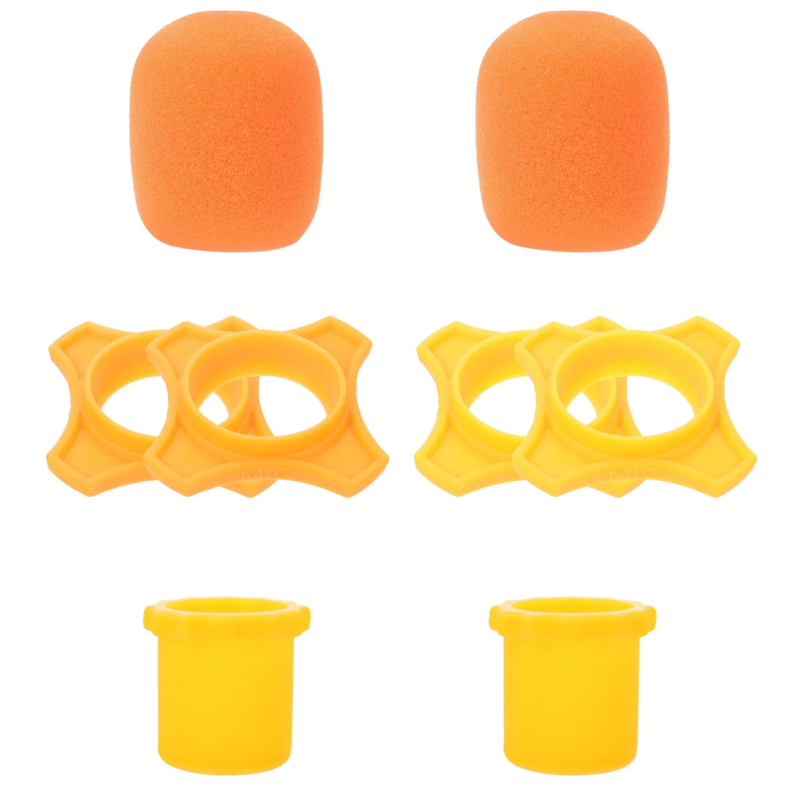 

Microphone Mic Cover Windscreencovers Bottom Accessories Ring Sponge Protectors Anti Supplies Shockproof Handheld Windshield