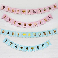 pink decoration banner happy birthday banner baby shower birthday party decorations photo booth bunting garland flags