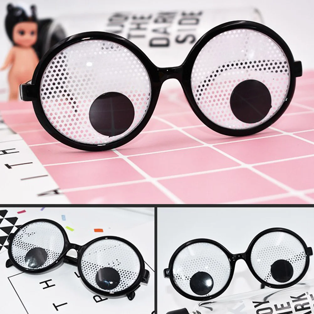 

Novelty Moving Eyeballs Sunglasses Funny Glasses Fancy Dress Eye-catching Party Eyewear Cosplay Costume Accessories