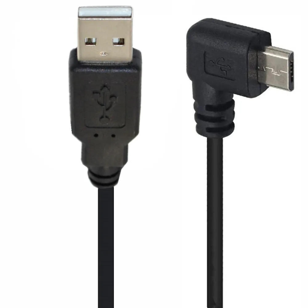 Фото Кабель для быстрой зарядки Micro USB с угловым разъемом 90 градусов V8 для мобильных телефонов Samsung, Xiaomi, Android, быстрый зарядный кабель 0.25м, 1.5м №4