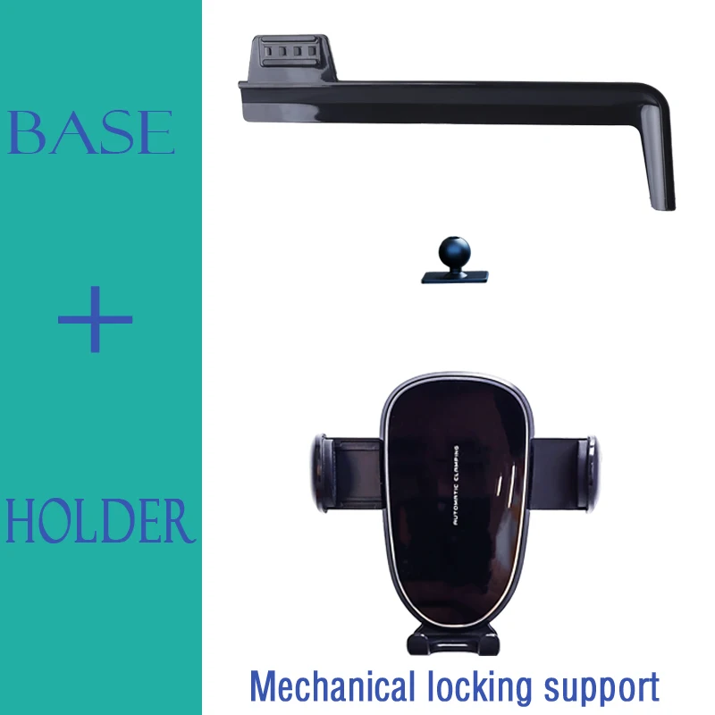 

Автомобильный держатель телефона для Mercedes Benz A Class W177 2019 2020 2021-2023, навигационный экран, фиксированный кронштейн, подставка для беспроводного зарядного устройства