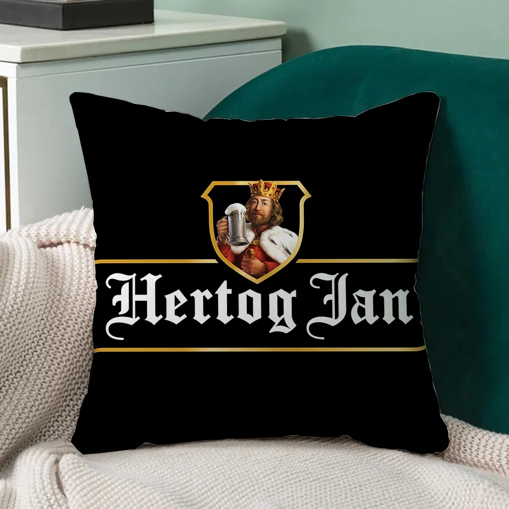 Экологичный клетчатый чехол для подушки Hertog Jan 45x45 см полиэстер хлопок вязаный