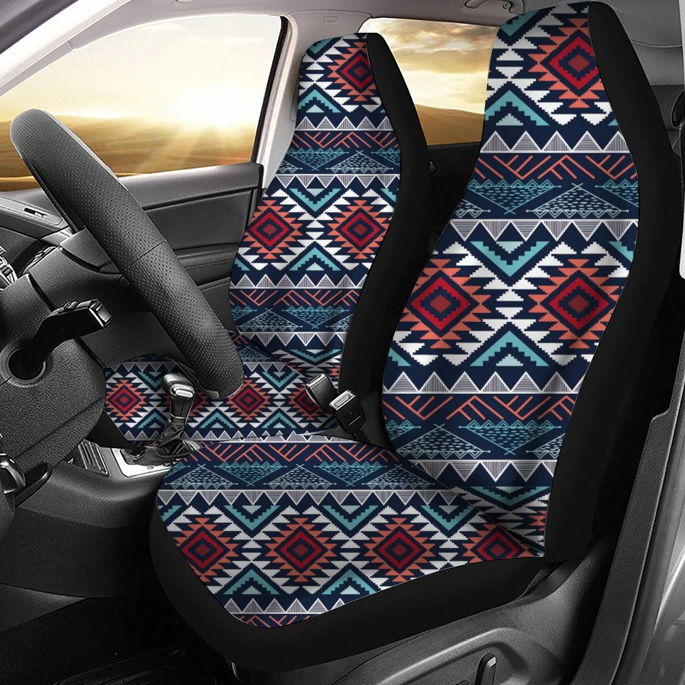 

aztec pattern Chinese Dragon Background Car Seat Covers, Multiple Color Options or Customization