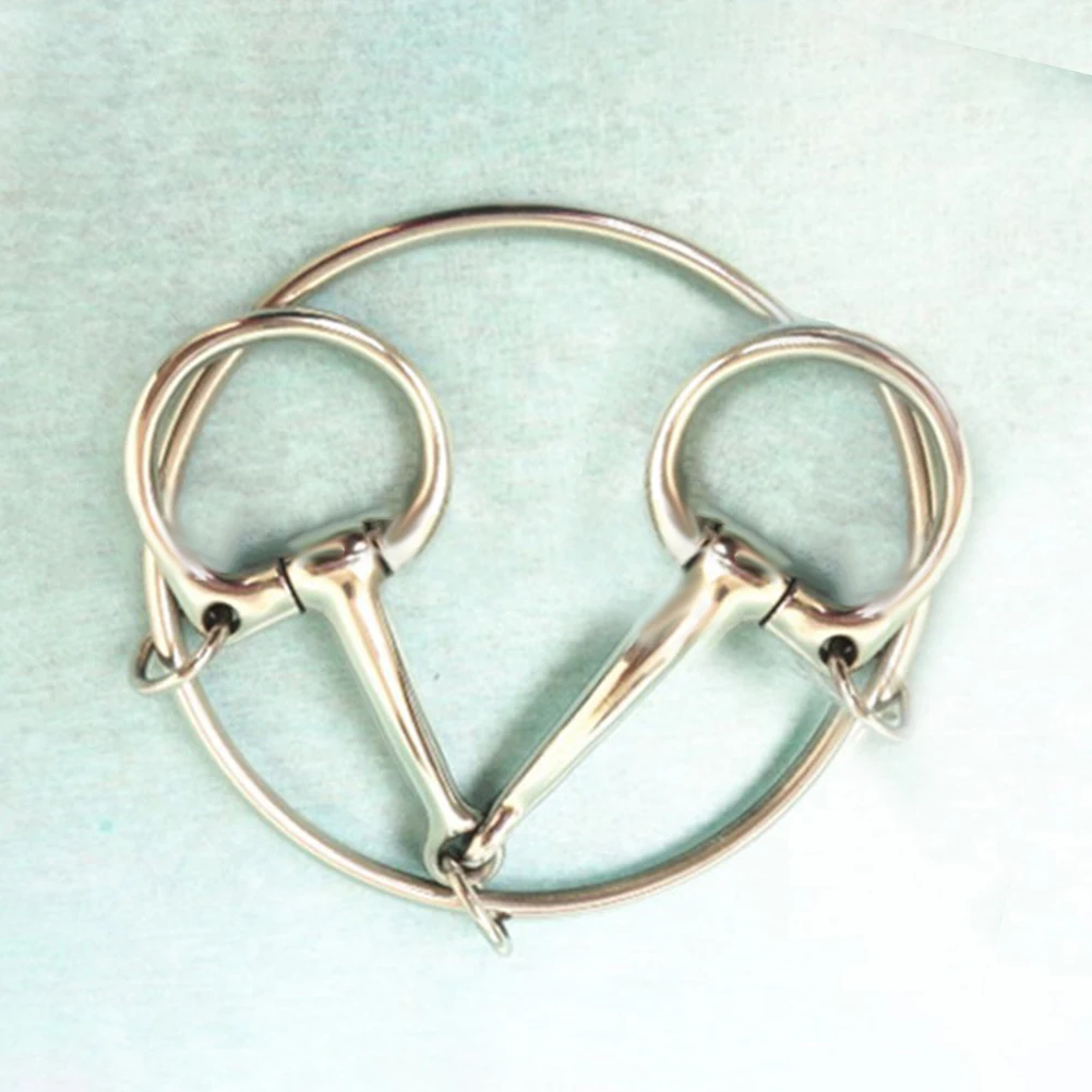 

Saddles Horse Bit Stainless Steel Tack Bits Accessories 12.5cm Length 1pc Tool Durable Functional Sporting Goods