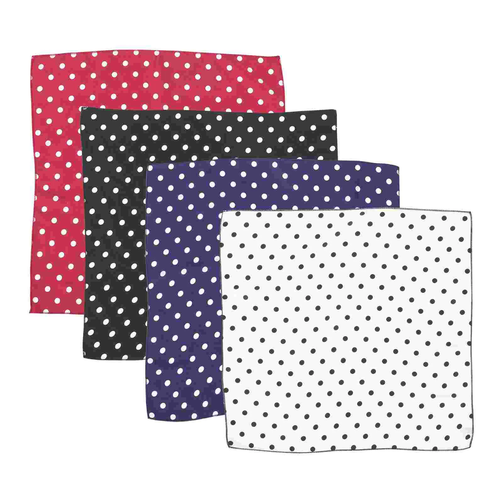 

4pcs Satin Headbands Scarves Silk Feeling Bandana Bandana Hair Decor