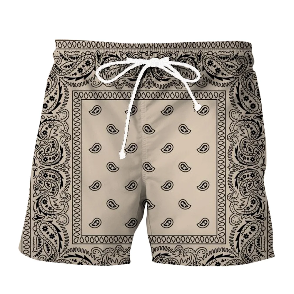 

New 3D Printing Blood Gang Bandana Fashion Men Women Tracksuits Crewneck Hip Hop Shorts Plus Size S-7XL Four Seasons Casual