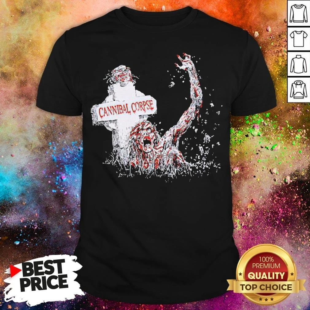 Верхняя страшная рубашка Cannibal труп полный размер новая забавная футболка -