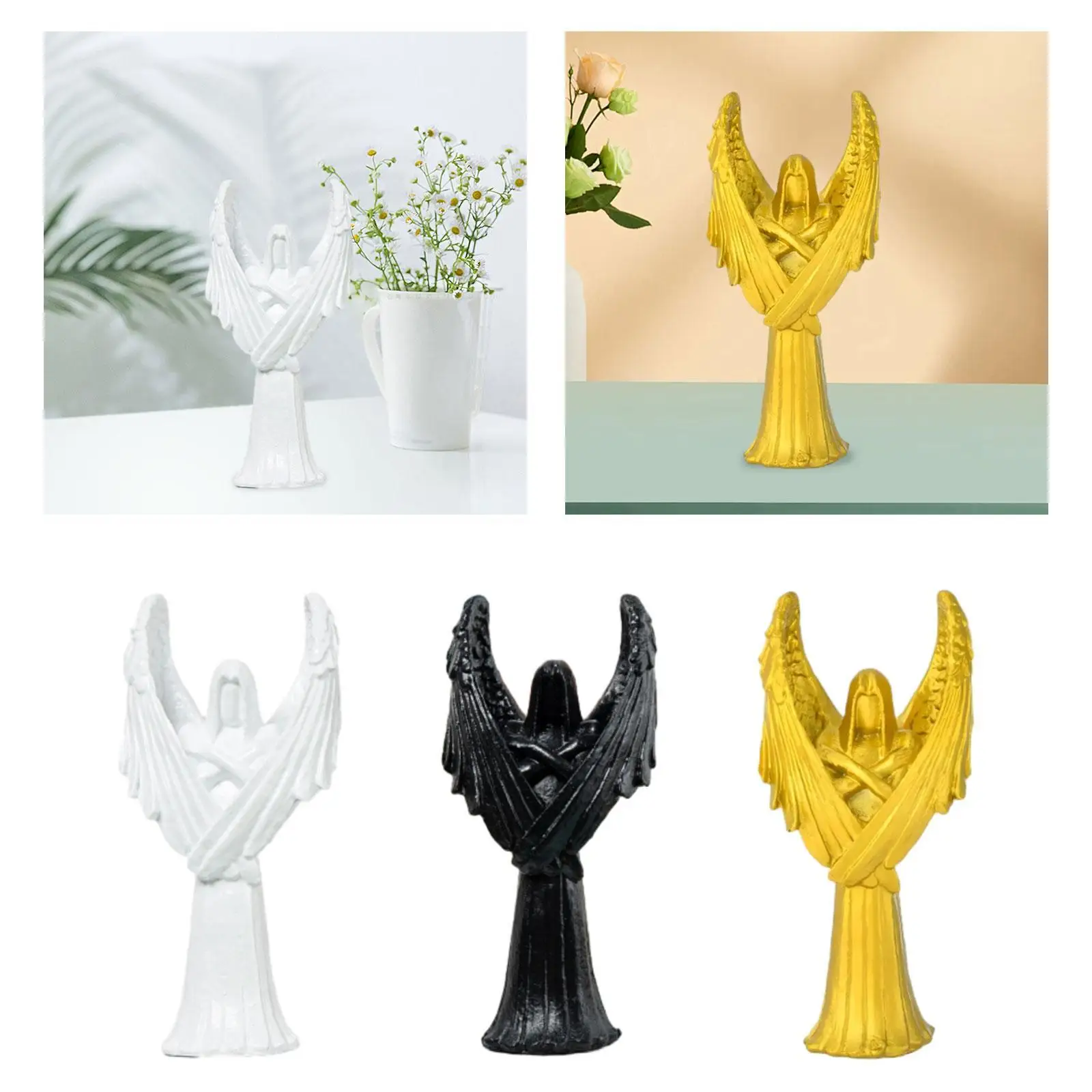 Статуя Ангела с крыльями современное искусство Декоративная скульптура