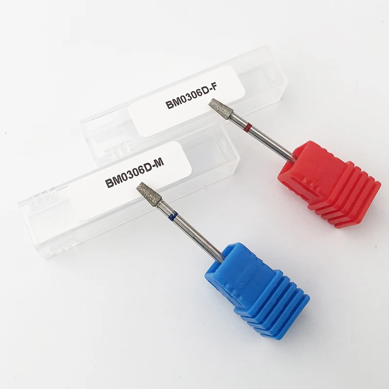 1 Шт. Короткое Алмазное Сверло Для Ногтей С Формой Зонтика Уход За Кутикулой