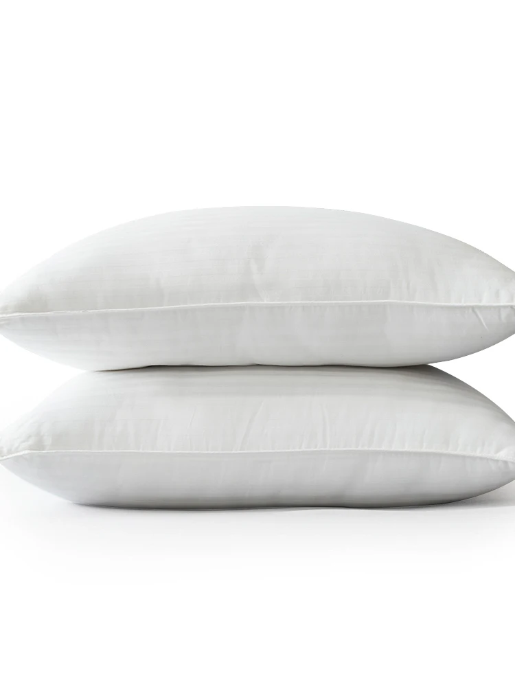 

Set of 2 Gel Fiber Pillows, Luxury Feel 100% Cotton Cover, All Sleep Styles