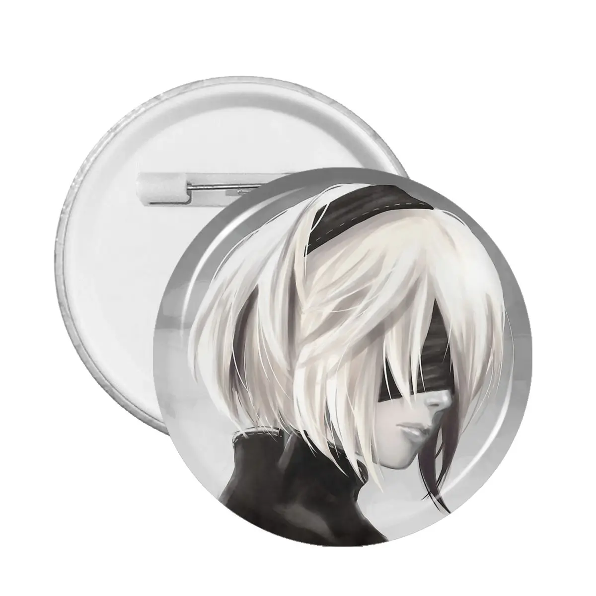 

NieRAutomata 2B Pin Badge Decoration Pins For Lovers Badges Brooches For Bag