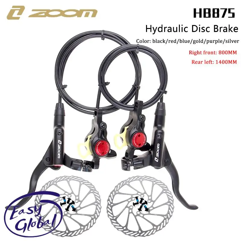 

Zoom Hb875 Mtb Hydraulic Brake Set For Bicycle Disc Brake System Caliper Mountain Bike Lever With Rotor 160mm Cycling 800/1400mm