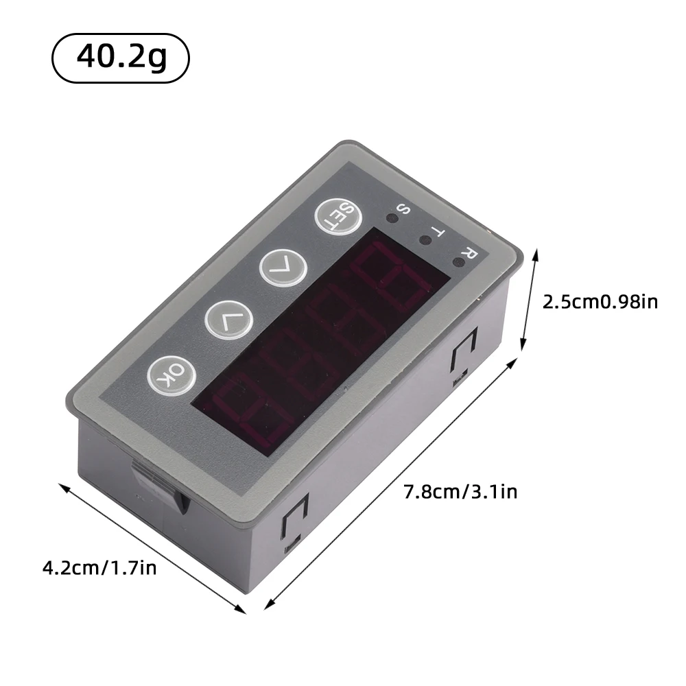Digital Display Meter 0-10V 0-20mA 2-10V 4-20mA Analog Signal Input Indicator Process Panel Relay Out RS485 Port | Инструменты