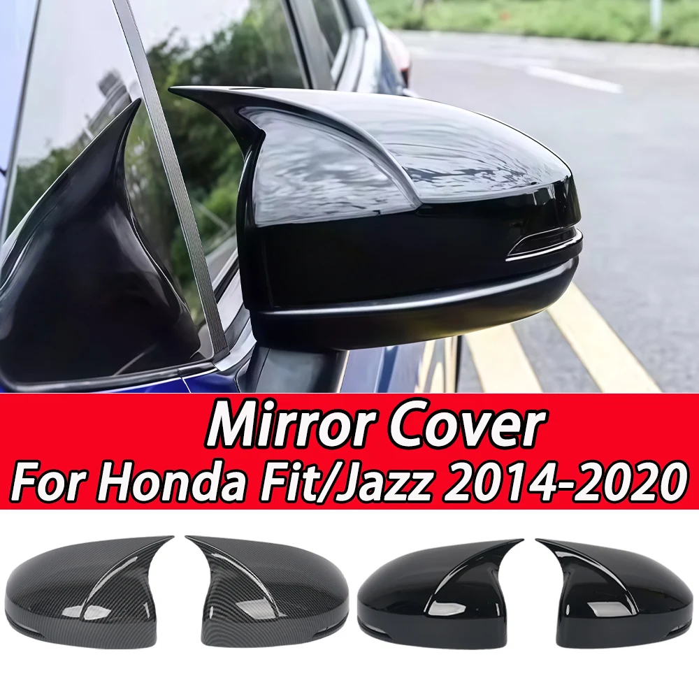 Фото Для Honda Fit Jazz 2014-2020 (2015, 2016, 2017, 2018, 2019) — Аксессуары для автомобиля: накладки на зеркала заднего вида, корпуса зеркал заднего вида №3