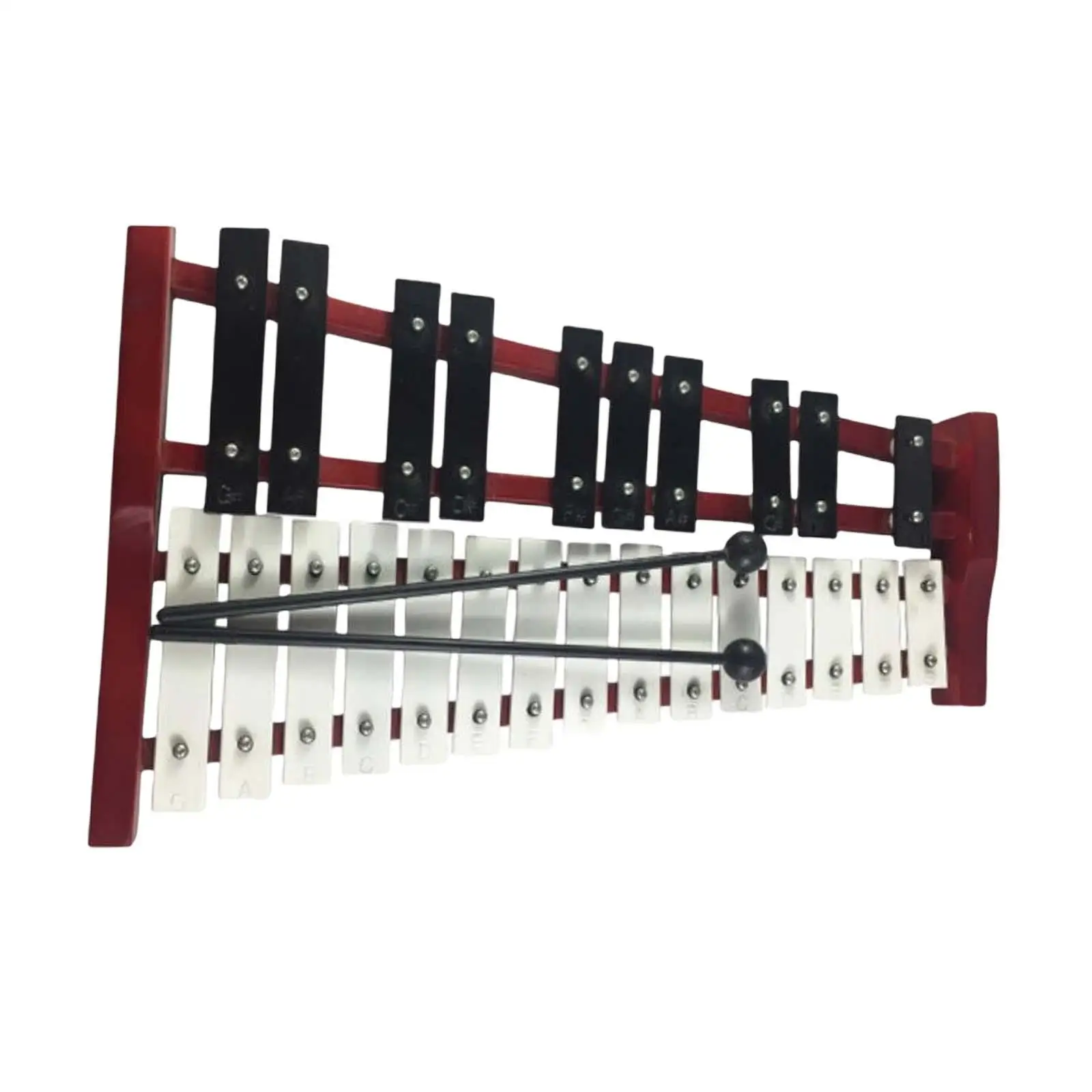 

25 Key Glockenspiel Xylophone with Clearly Marked Notes Size 40x25x8cm