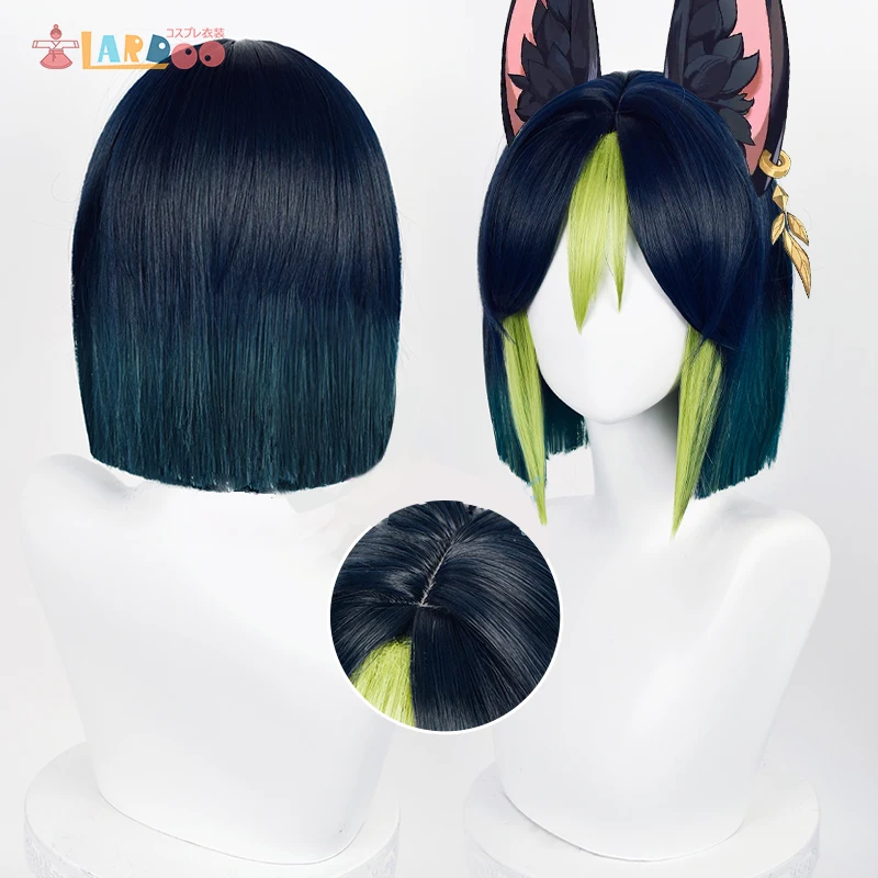 

Lardoo Genshin Impact Tighnari Wig Cosplay Genshin Tighnari ear Halloween Prop Accessories