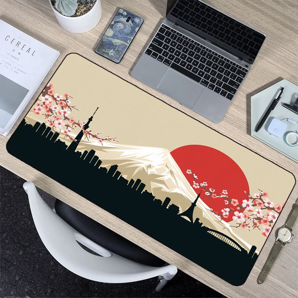 

Sunset Vine Mountain Simple Creative Anime Mouse Pad Laptop Desktop Game Accessories Computer Book Desktop Pad Mouse Pad Anime