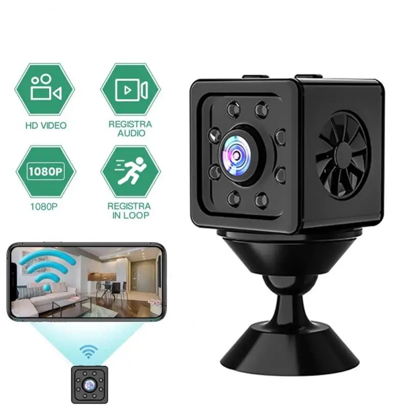 

Wifi Smart Cam Recorder Mini Motion Detection Security Protection 1080p Hd Surveillance Cameras Cameras Camera/tf Card Camera