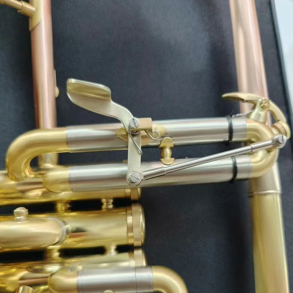 Профессиональный B-образный старинный медный щеточный коммерческий двуцветный