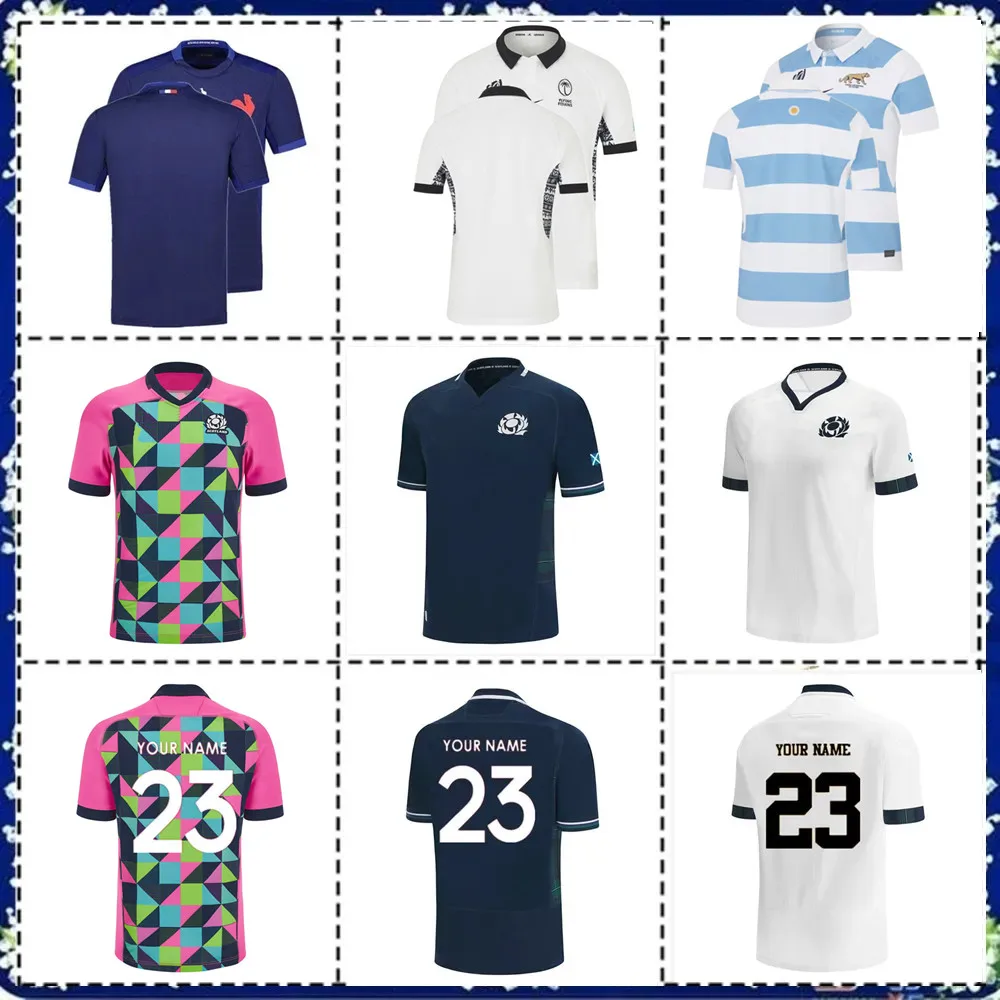 

2023 SCOTLAND RUGBY Home Jersey Shirt Fiji France 2023/24 NEW ZEALAND AUSTRALIAN RUGBY TRAINING JERSEYS Custom name and number