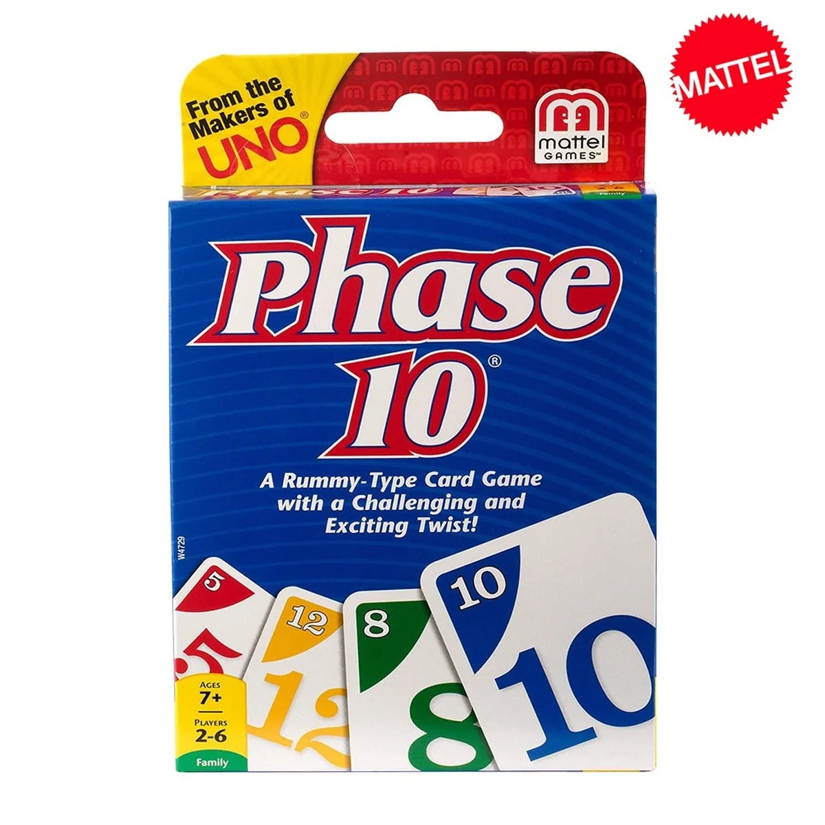 

Mattel Games UNO Phase 10 Card Game Multiplayer Family Party Playing Poker Cards Toys for Kids Children Birthday Gift
