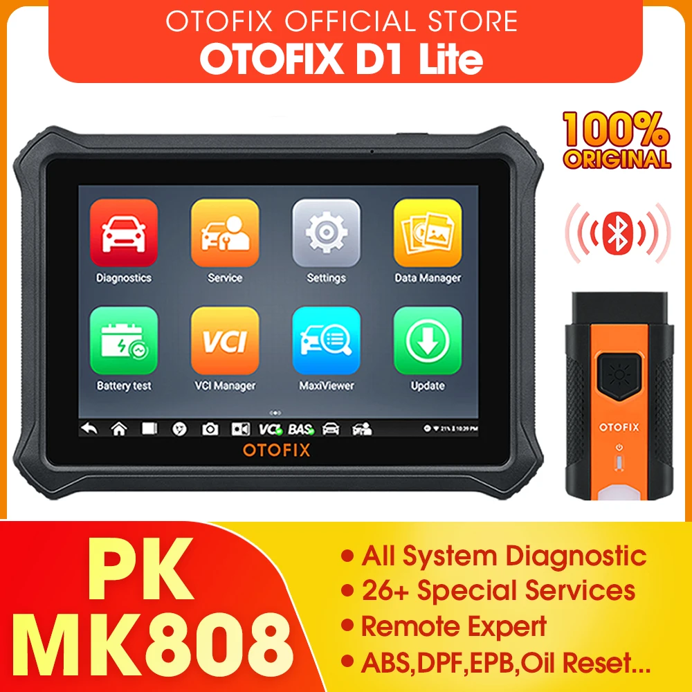 Autel OTOFIX D1 Lite OBD2 сканер автомобильный Bluetooth беспроводной диагностический