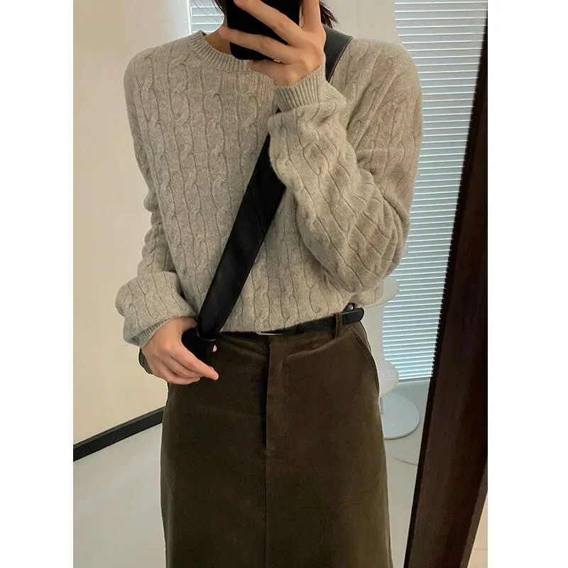 Сенсорная шерстяная одежда с 3D вышивкой женская тринадцатирядная осенне-зимняя