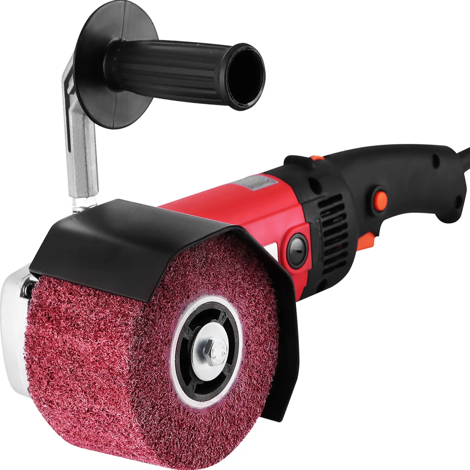 1400W Burnishing Polishing Machine 500-3000 RPM Handle Polishing Machine Wheel Polisher Sander Wire Drawing Machine Grinding