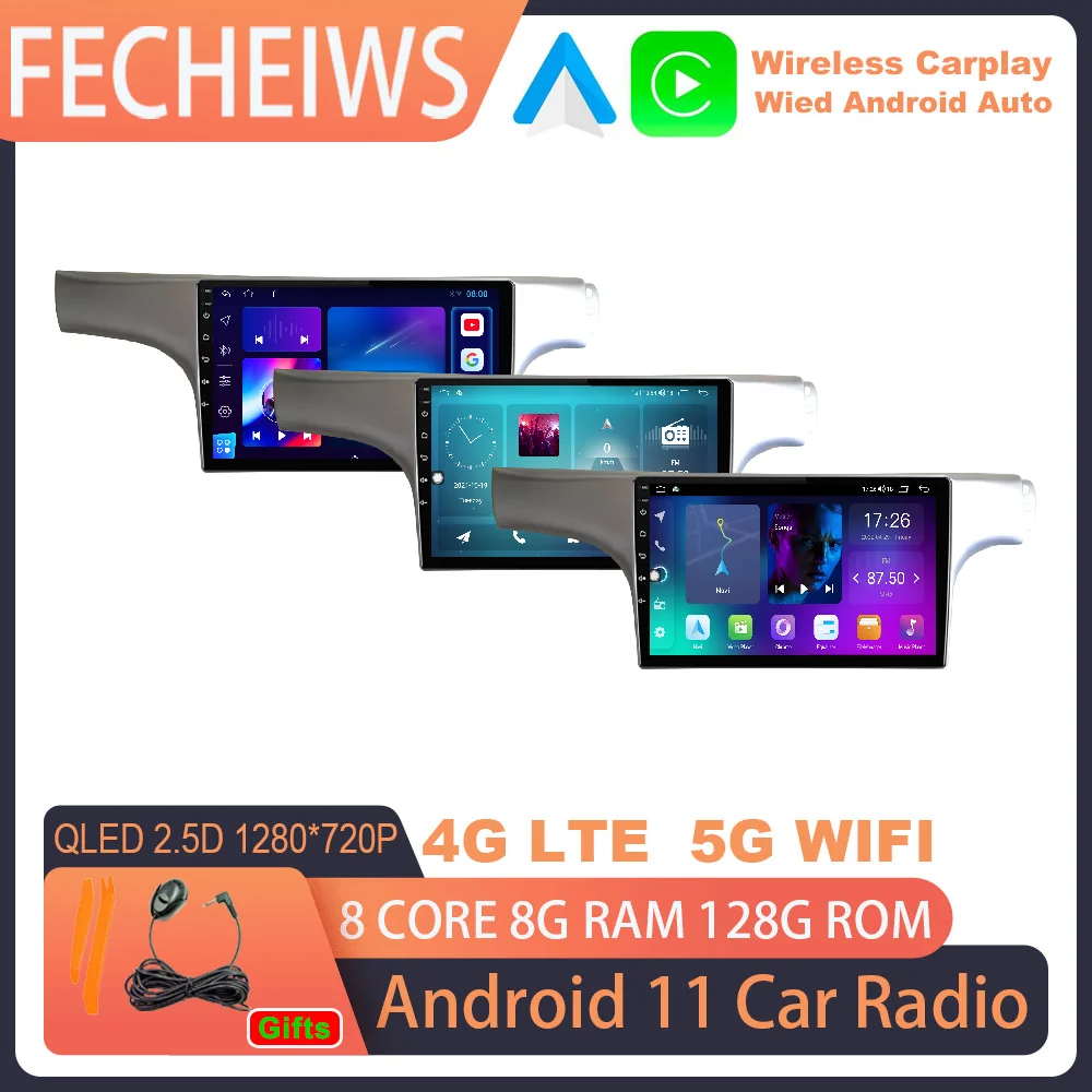 

10.1'' Android 11 For Volkswagen VW Lavida 2007 - 2010 Car Radio Stereo Multimedia Navi GPS Video Player BT RDS Wireless Carplay