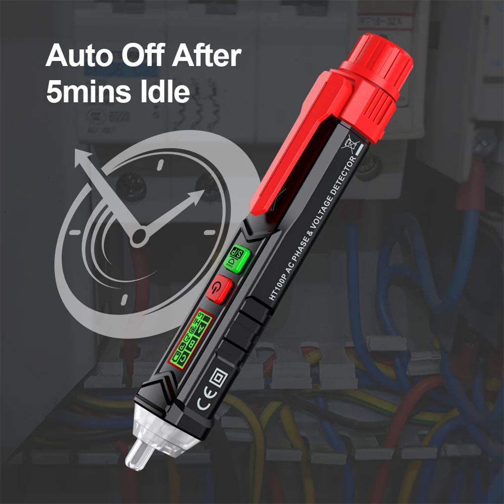 

Phase Meter Auto Power Off Phases Sequence Detection Sound Light Alarm Rotary Tester Socket Household Repairing Working