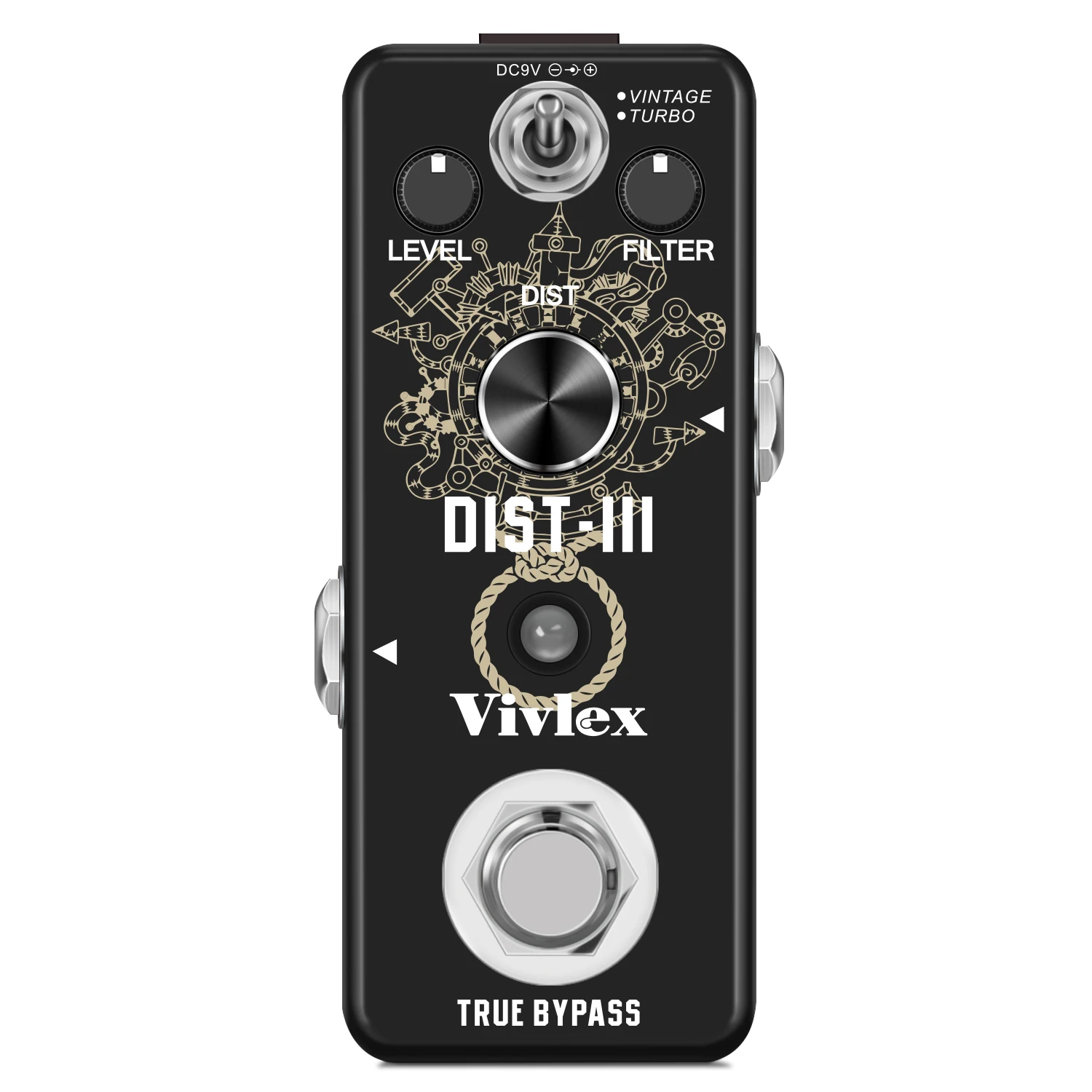 Vivlex-Pedal de guitarra, Pedal de efectos de distorsión III, clon de rata, HEAVY - True Bypass