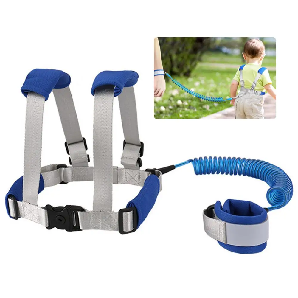 

Safe Anti Lost Baby Safety Harness Leash Children Walking Leash Backpack Harness Wrist Cuff Link Safety Lock