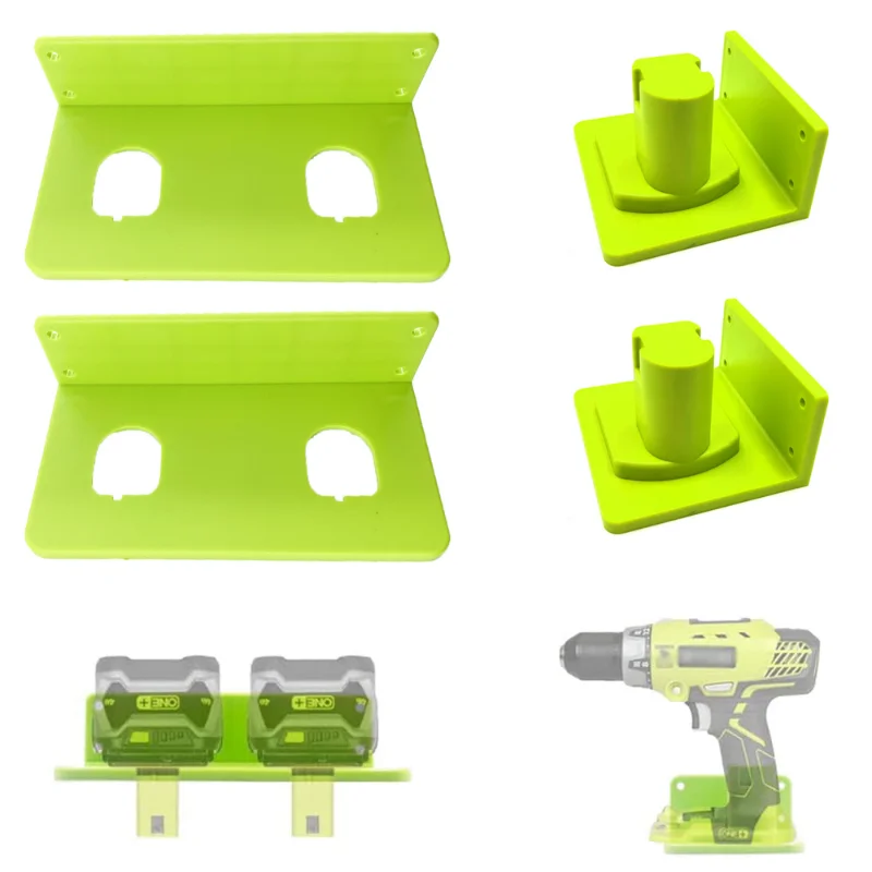 

1PCS For Ryobi Battery Hanger Holder 18V Battery Drill Mount Dock Case Suitcase For The Power Tools Storage Accessories