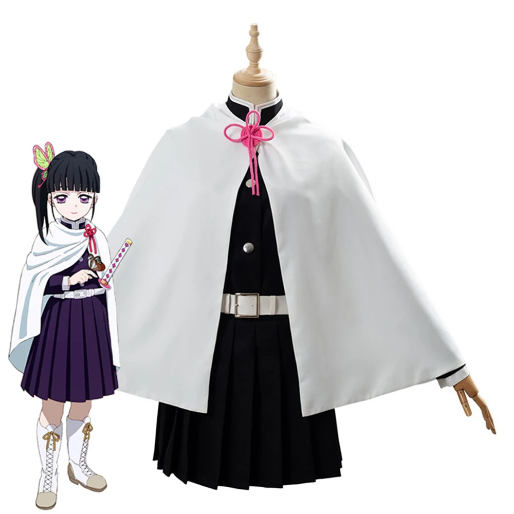 

Tsuyuri Kanawo Cosplay Costume Demon Slayer Halloween Anime Cosplay Cartoon Kimetsu No Yaiba Costume For Kids For Adult Gifts
